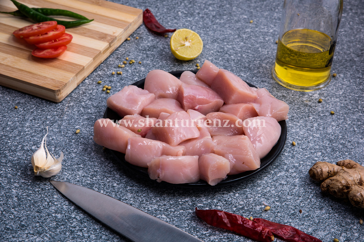 Chicken Breast Boneless Cubes