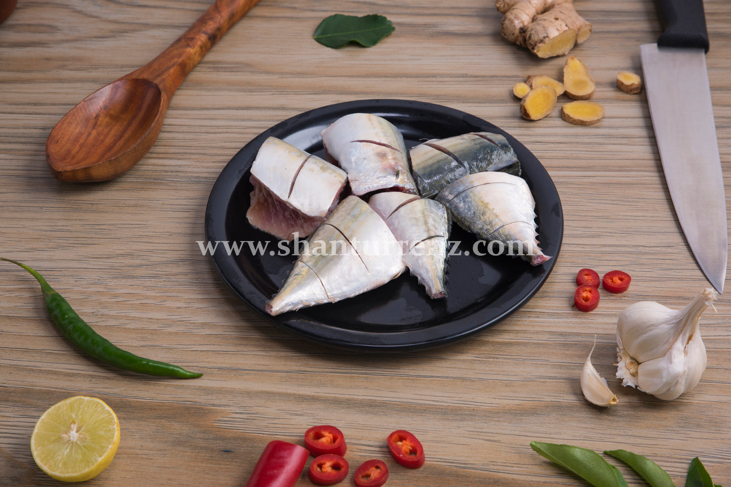 Mackerel Curry Cut
