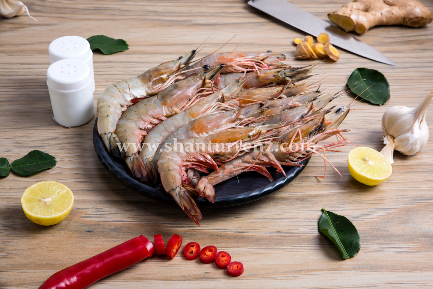 Sea prawns